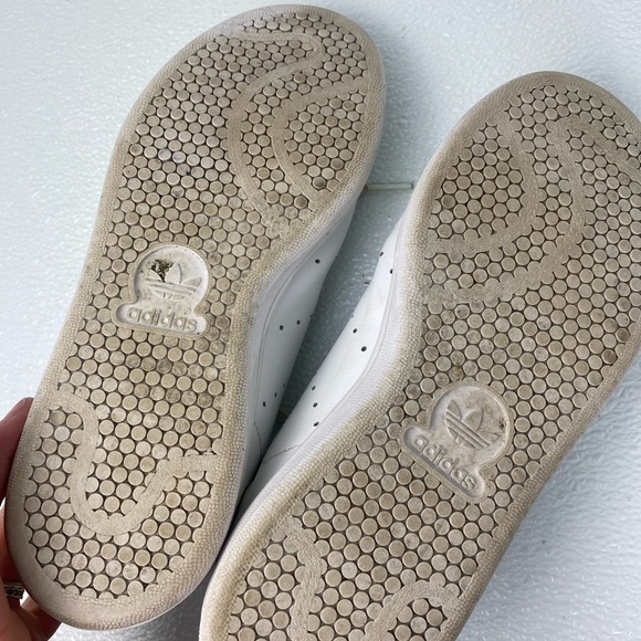 ADIDAS Stan Smith Iridescent Heel White Sneakers Youth 5.5 - Picture 8 of 8